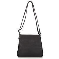 Handbag Toscanio Leather Messenger Bag C106 black