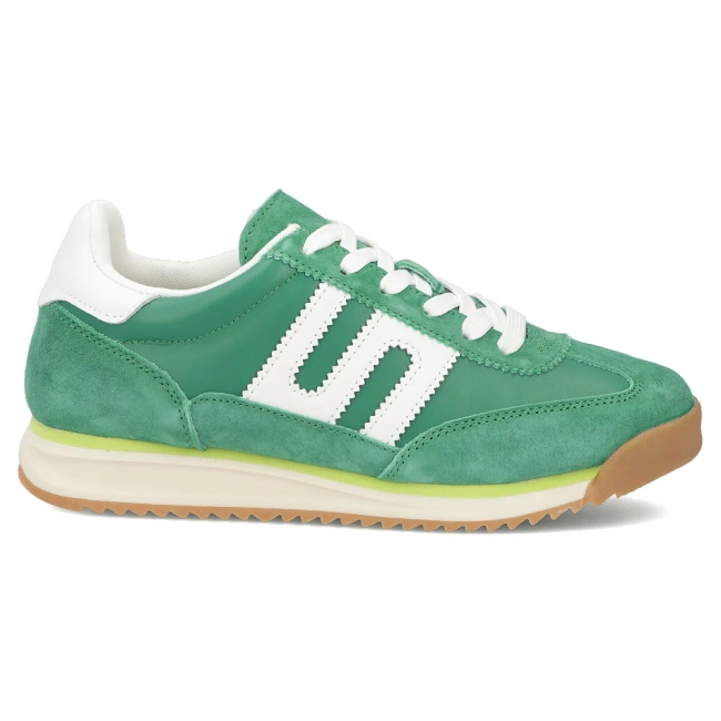 Skórzane sneakersy Filippo DP7686/26 GE zielone
