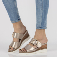 Wedge slippers Filippo DK2078/21 GO gold