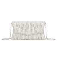Silver handbag Shiny