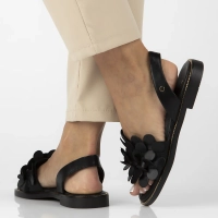 Leather sandals Filippo 40425 black