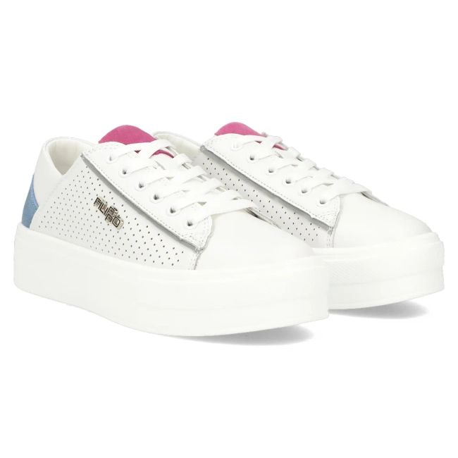 Leather shoes Filippo DP6031/24 WH white