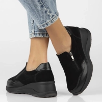 Leather shoes Filippo DP6473/24 BK black