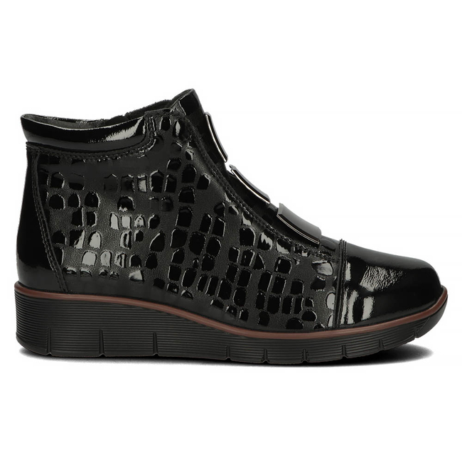 Leather ankle boots Filippo DBT3179/22 BK CR black