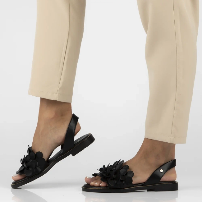 Leather sandals Filippo 40425 black