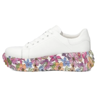 Skórzane sneakersy Filippo DP7507/26 WH MLT białe