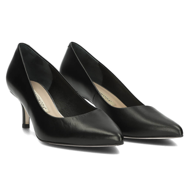 Leather pumps Bravo Moda 1759 Black