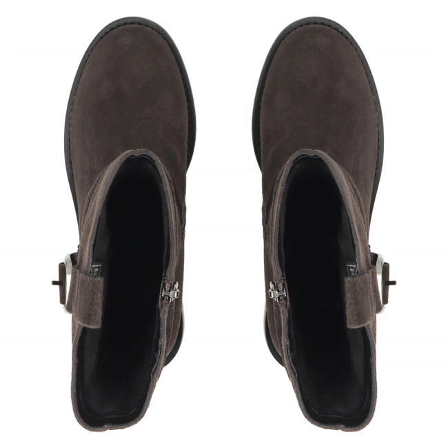 Leather ankle boots Filippo DBT8179/26 D BR brown