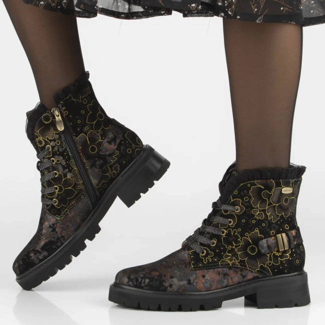 Leather ankle boots Laura Vita kouleo 47 black