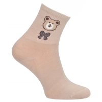 Women's Socks beige TFP2-101 bear