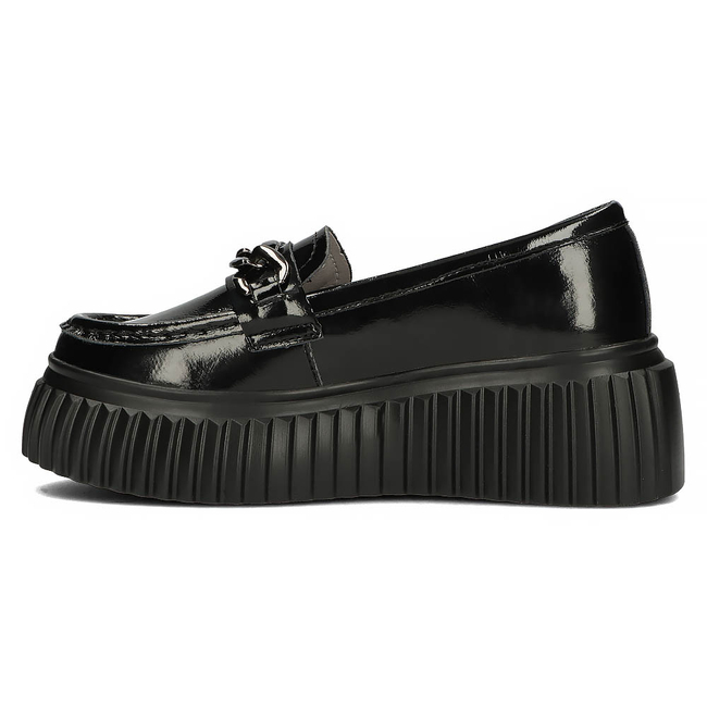 Leather shoes Filippo DP4450/23 BK L black