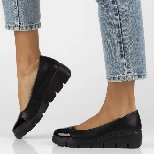 Leather shoes Filippo DP6758/25 BK black