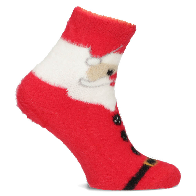 Women's Socks red santa