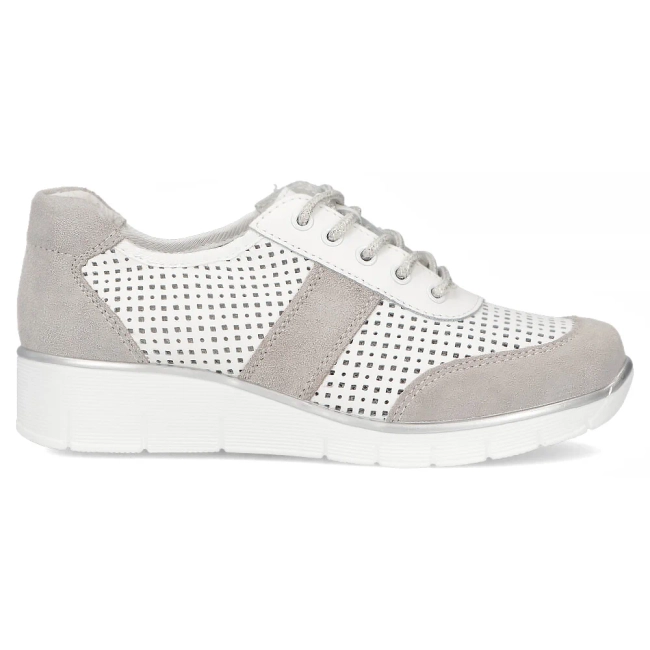 Leather shoes Filippo DP028/25 WH white