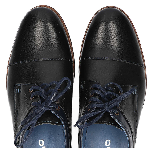 Półbuty Filippo 1731 Czarny-D4