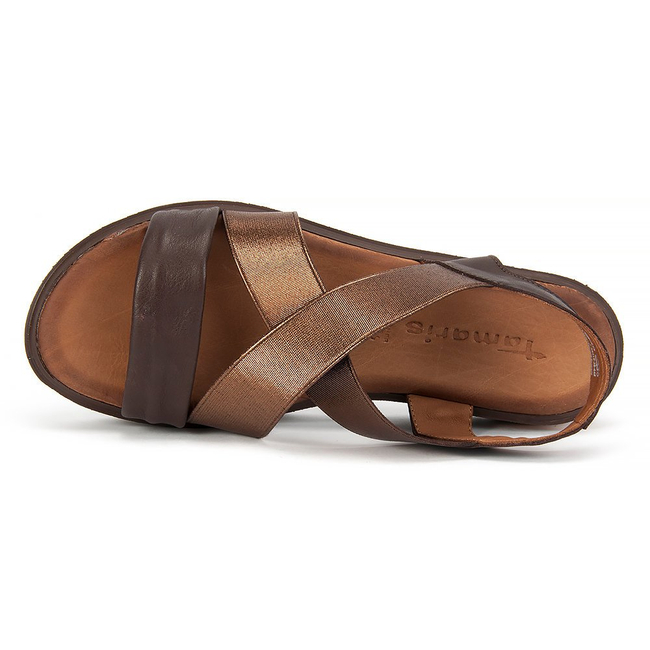 Sandały TAMARIS 1-28219-38 448 Mocca/bronce