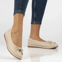 Leather ballerinas Filippo DP6856/25 BE beige