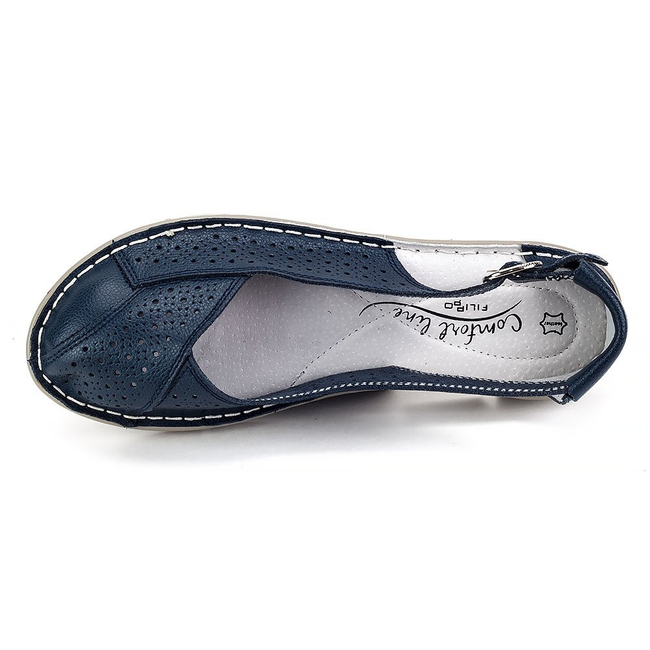 Filippo DP091/18 NV navy blue shoes