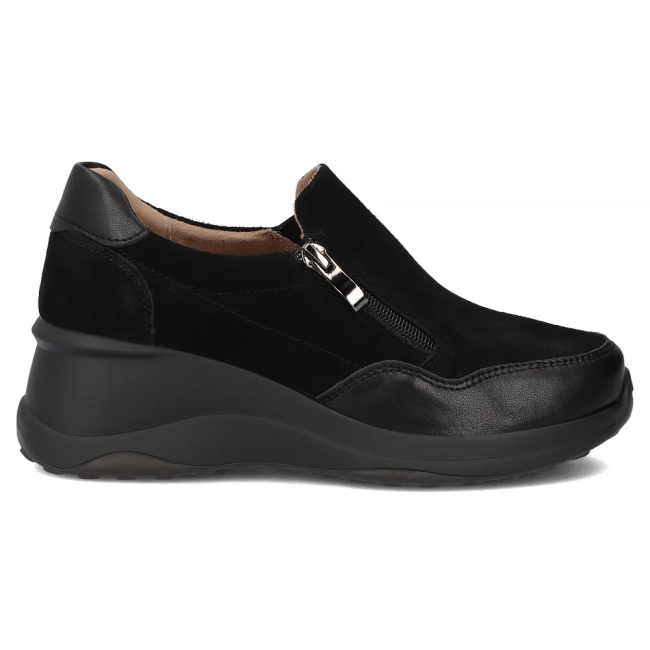 Leather shoes Filippo DP6473/25 BK black