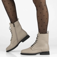 Leather ankle boots Filippo DBT7222/25 BE beige