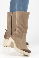 Suede boots Filippo 70114 Taupe