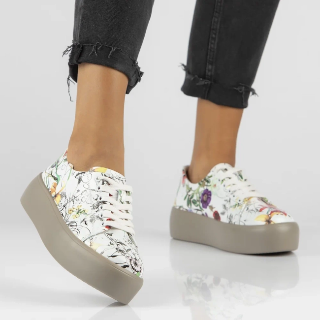 Leather shoes Filippo DP6115/24 FL colorfull