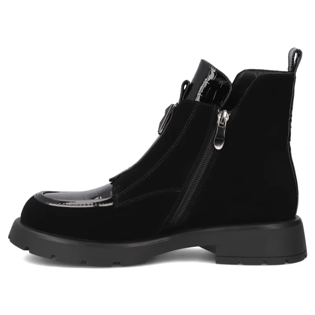 Leather ankle boots Filippo DBT6570/25 BK black