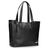 Handbag Toscanio Shopper Leather C268 black