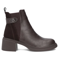 Leather ankle boots Filippo DBT8042/26 D BR brown