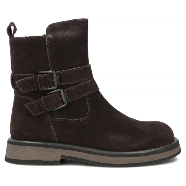 Skórzane botki Filippo DBT7951/26 D BR brązowe