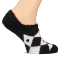 Women's Socks rhombus+heart