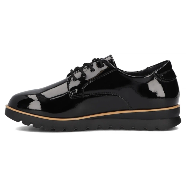 Leather shoes Filippo DP6839/25 BK L black