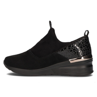 Skórzane Sneakersy Filippo DP1689/21 BK BK Czarne