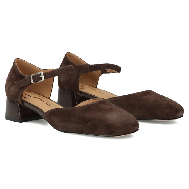 Leather pumps Filippo DP7879/26 D BR brown