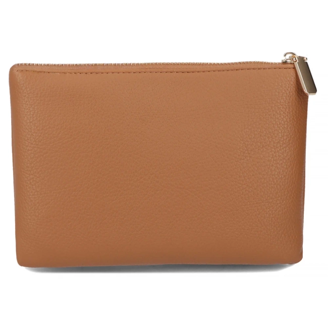 Red shoulderbag gold accent