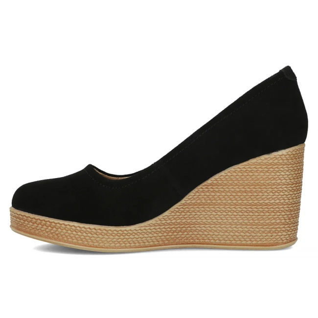 Leather shoes Filippo DP3521/24 BK SU black