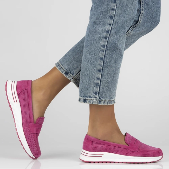 Leather shoes Filippo DP6750/25 FH pink