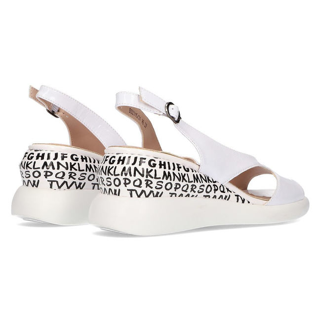 Wedge sandals Filippo DS2315/21 WH white