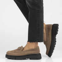 Leather shoes Filippo DP4546/23 BR brown