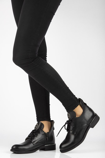 Leather boots Filippo 30055 black