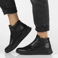 Leather ankle boots  DBT6345/24 BK black