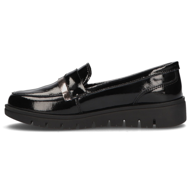 Skórzane półbuty Filippo DP3205/21 BK czarne