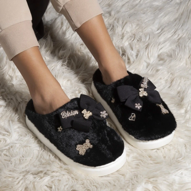 Slippers Filippo DK7480/25 BK black