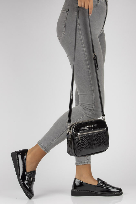 Leather loafers Filippo DP1515/22 BK L black