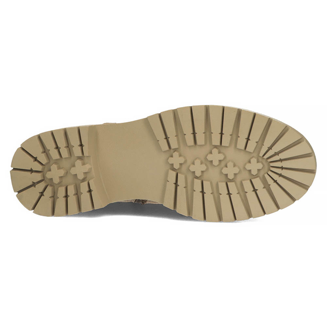 Skórzane botki Filippo DBT3716/22 BE beżowe