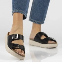 Leather flip-flops Filippo DK7925/26 BK black