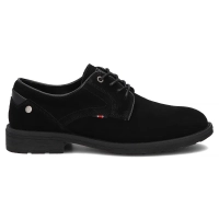 Skórzane półbuty Filippo MP8317/26 BK czarne