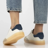 Leather sneakers Filippo DP6745/25 BE NV white beige