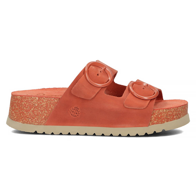 Skórzane klapki Yokono VELEZ-003 SPRINTER CORAL