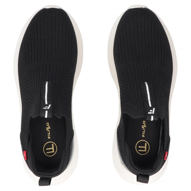 Sneakersy Filippo DP7777/26 BK czarne